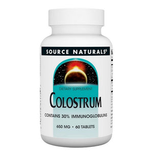 Source Naturals, Colostrum, 650 MG, 60 Tabs