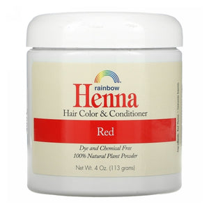 Rainbow Research, Henna Hair Color And Conditioner Red, 4 Oz