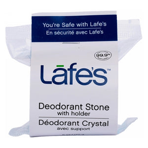 Lafes Natural Body Care, Natural Crystal Stone Large w/Dish, 6 Oz