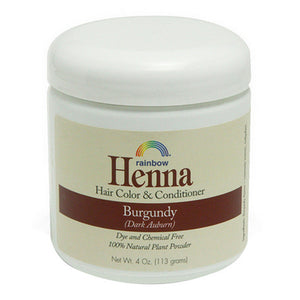 Rainbow Research, Henna Hair Color And Conditioner Burgundy Dark Auburn, 4 Oz