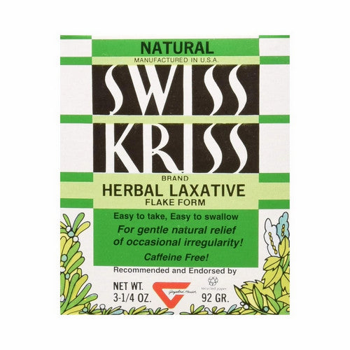 Swiss Kriss, Herbal Laxative Flake Form, 3.25 Oz
