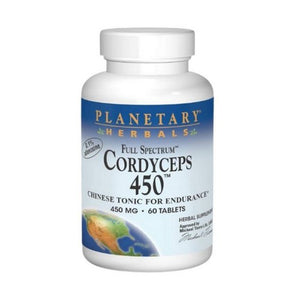 Planetary Herbals, Full Spectrum Cordyceps 450, 60 Tabs