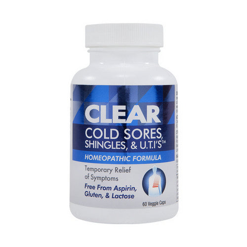 Clear Products, Clear Cold Sores Shingles And Uti'S, 60 Caps