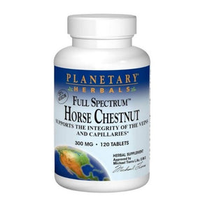 Planetary Herbals, Full Spectrum Horse Chestnut, 300 mg, 120 Tabs