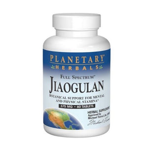 Planetary Herbals, Full Spectrum Jiaogulan, 375 Mg, 60 Tabs