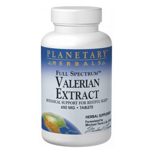 Planetary Herbals, Full Spectrum Valerian Extract, 60 Tabs