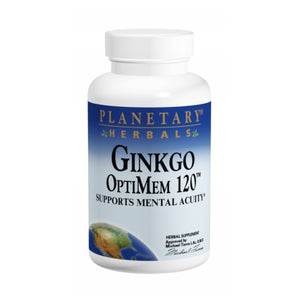 Planetary Herbals, Ginkgo Optimem, 120 mg, 120 Tabs