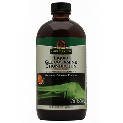 Nature's Answer, Liquid Glucosamine Chondroitin Orange, 16 Oz