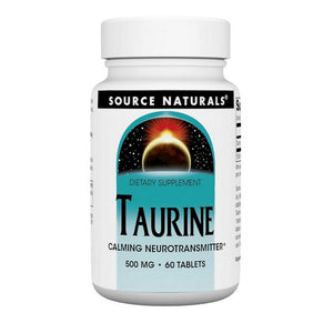 Source Naturals, Taurine, 500 mg, 60 Tabs