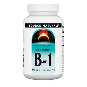 Source Naturals, B-1, 500 mg, 100 Tabs