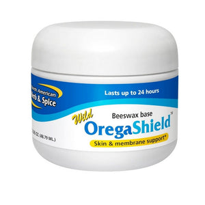 North American Herb & Spice, Beeswax Base OregaShield Skin And Membrane Support, 1.65 Oz