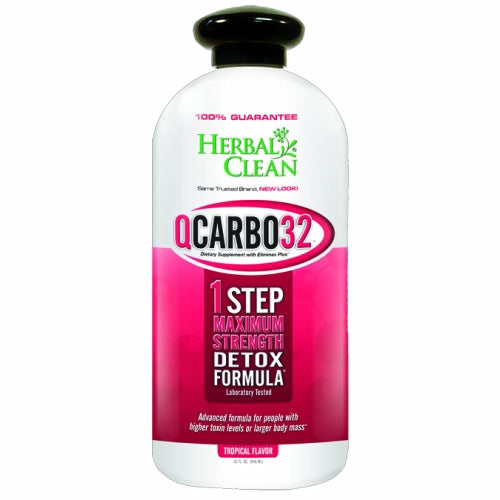 BNG Enterprises/Herbal Clean, QCarbo Fast Cleansing Drink Tropical, 32 OZ