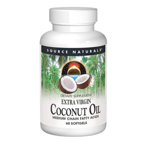 Source Naturals, Extra Virgin Coconut Oil, 60 Softgels
