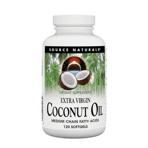 Source Naturals, Extra Virgin Coconut Oil, 120 Softgels