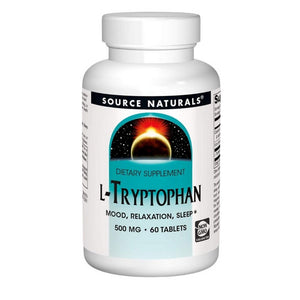 Source Naturals, L-Tryptophan, 500 MG, 60 Tabs