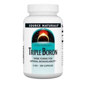 Source Naturals, Triple Boron, 3 mg, 200 Caps