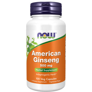 Now Foods, American Ginseng, 500 mg, 100 Caps