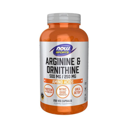 Now Foods, Arginine & Ornithine, 250 Caps