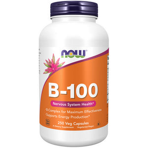 Now Foods, Vitamin B-100, 250 Veg Caps