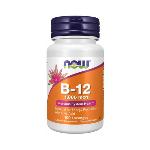 Now Foods, Vitamin B-12, 5,000 Mcg, 100 Lozenges