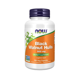 Now Foods, Black Walnut Hulls, 500 Mg, 100 Veg Caps
