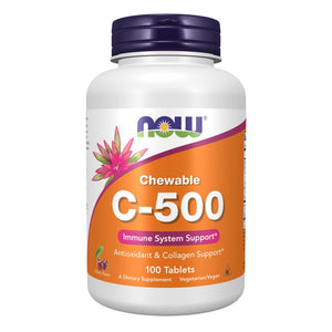 Now Foods, Vitamin C-500 Cherry Chewable, 100 Tabs