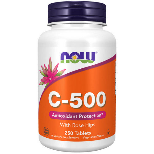 Now Foods, Vitamin C-500, 250 Tabs