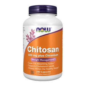 Now Foods, Chitosan plus Chromium, 500 mg, 240 Caps