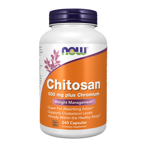 Now Foods, Chitosan plus Chromium, 500 mg, 240 Caps