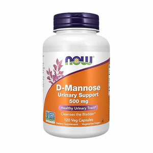 Now Foods, D-Mannose Urinary Support, 500 mg, 120 Veg Caps