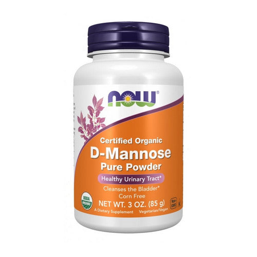 Now Foods, D-Mannose Organic Pure Powder, 1000 mg, 3 OZ