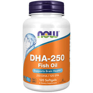 Now Foods, DHA-250, 120 Sgels