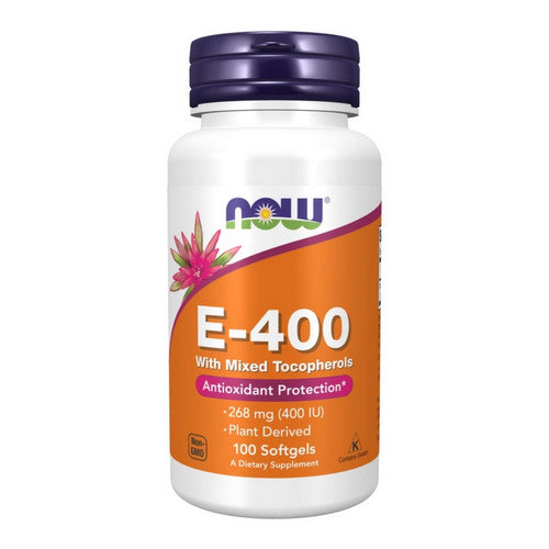 Now Foods, Vitamin E-400 With Mixed Tocopherols, 100 Sofgels