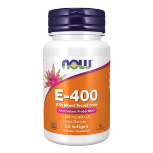 Now Foods, E-400 MT, 50 Soft Gels
