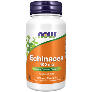 Now Foods, Echinacea, 400 Mg, 100 Veg Caps