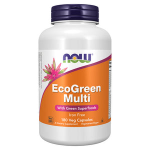 Now Foods, EcoGreen Multi Vitamin, 180 Veg Caps