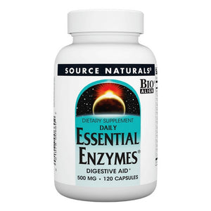 Source Naturals, Daily Essential Enzymes, 500 Mg, 120 Caps