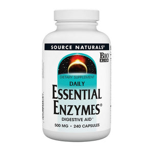 Source Naturals, Daily Essential Enzymes, 500 Mg, 240 Caps