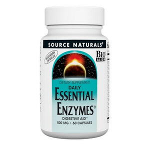 Source Naturals, Essential Enzymes, 500 mg, Vegetarian 60 VCaps