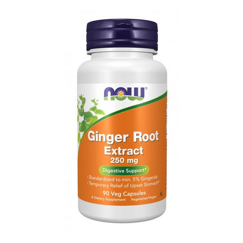Now Foods, Ginger Root Extract, 250 Mg, 90 Veg Caps