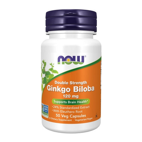 Now Foods, Ginkgo Biloba, 120 mg, 50 Vcaps