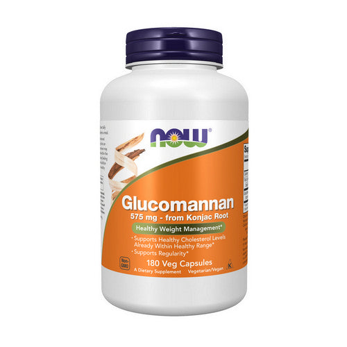 Now Foods, Glucommanan, 575 Mg, 180 Veg Caps