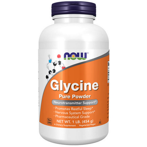 Now Foods, Glycine Pure Powder, 1 Lb