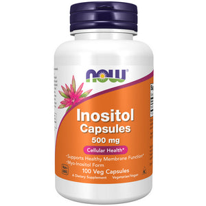 Now Foods, Inositol, 500 Mg, 100 Veg Caps