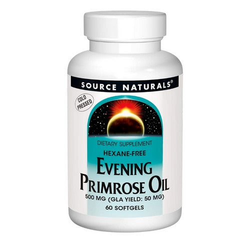 Source Naturals, Evening Primrose Oil, 500 mg, 60 Softgels