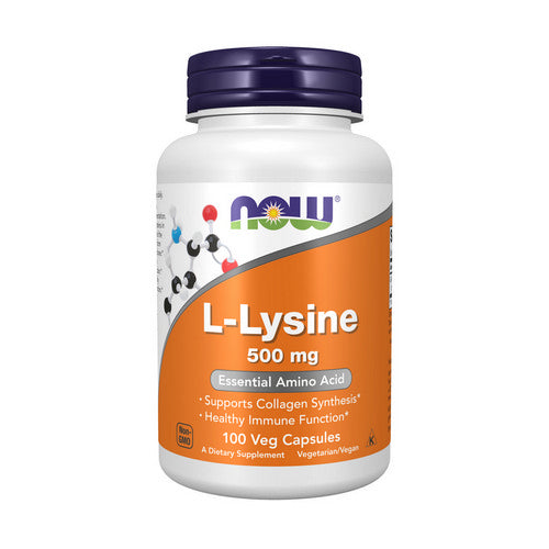 Now Foods, L-Lysine, 500 mg, 100 Caps