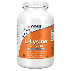 Now Foods, L-Lysine Powder, POWDER, 1 Lb