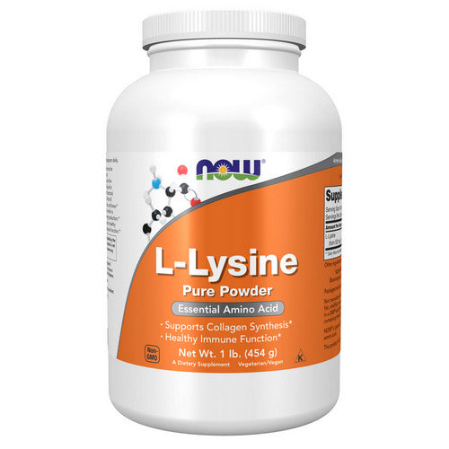 Now Foods, L-Lysine Powder, POWDER, 1 Lb