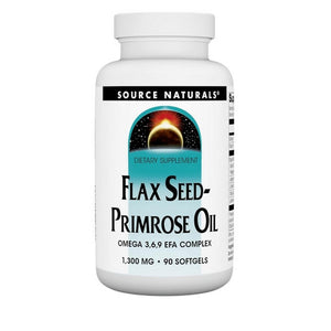 Source Naturals, Flaxseed-Primrose Oil, 1300 mg, 90 Softgels