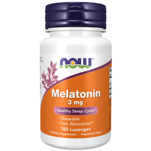 Now Foods, Melatonin, 3 mg, 180 Lozenges